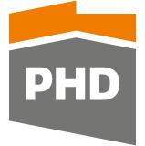 Logo Polskich Hurtowni Dachowych (PHD)